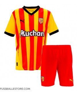 Günstige RC Lens Heimtrikotsatz Kinder 2024-25 Kurzarm (+ Kurze Hosen)